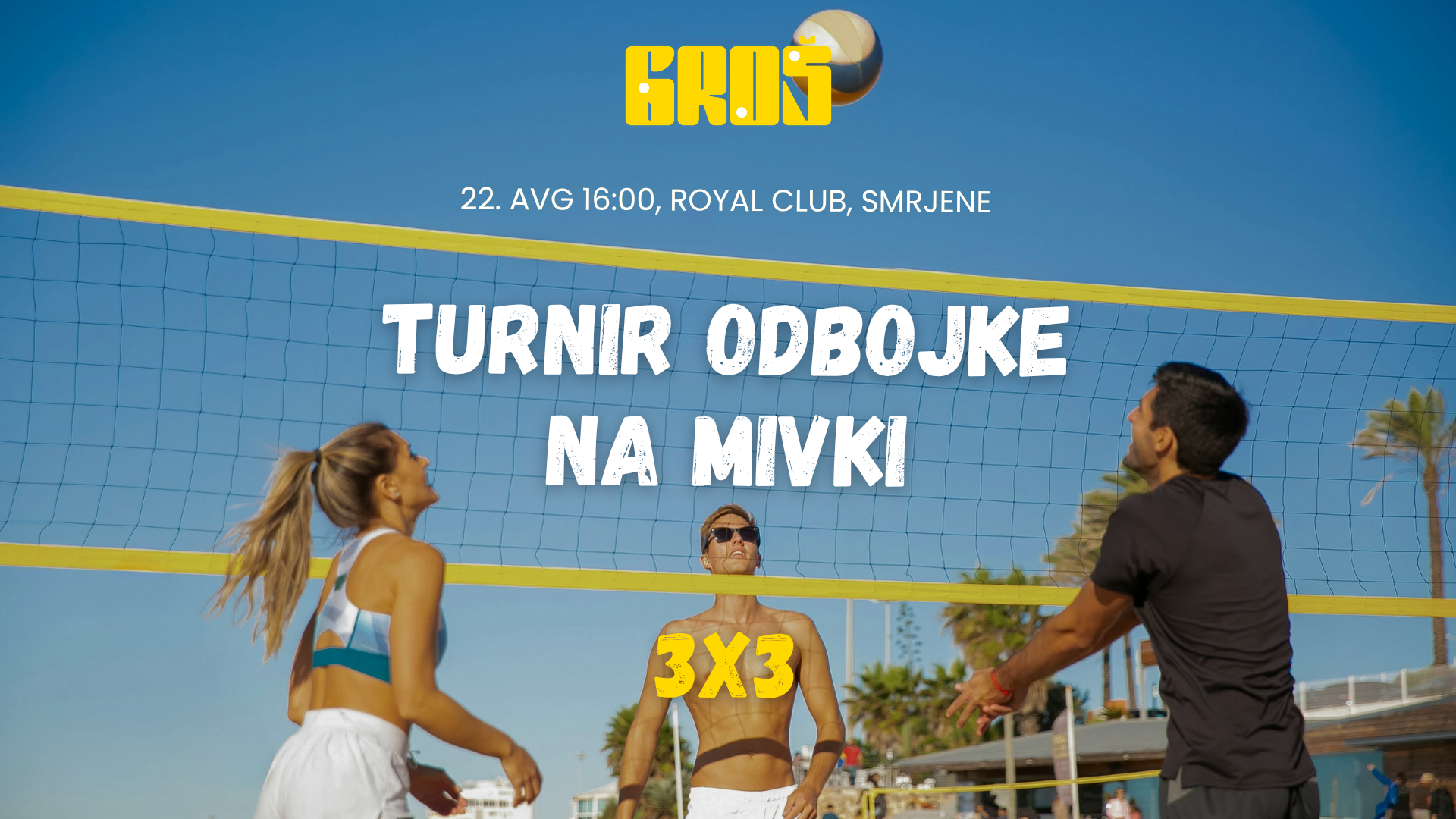 Turnir odbojke na mivki 3×3