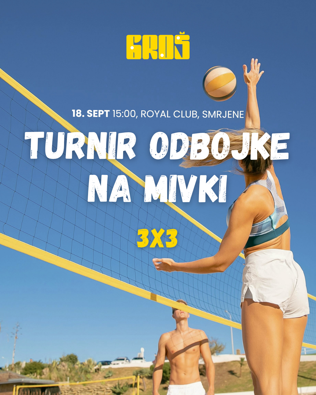 Turnir odbojke na mivki 3×3